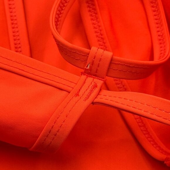 🆕 CHRISTOPHER ESBER 🧿 Crystal Cutaway Lycra Maxi Dress, Red/Orange, Sz AU8 US4 - Picture 16 of 16